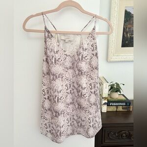 LOFT Women's Snake Print Cami Top new without tags small